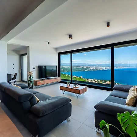 K With A Heated Pool, Gym, Sauna, Astonishing Sea View Опатия