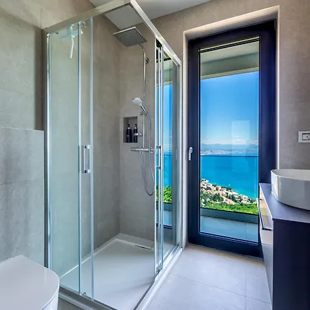 Вилла K With A Heated Pool, Gym, Sauna, Astonishing Sea View Опатия