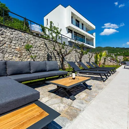K With A Heated Pool, Gym, Sauna, Astonishing Sea View Опатия