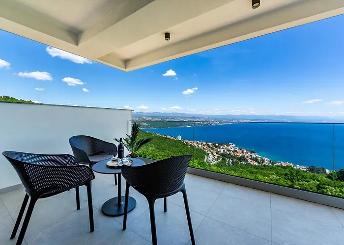 Villa K With A Heated Pool, Gym, Sauna, Astonishing Sea View