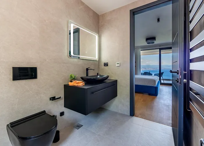 K With A Heated Pool, Gym, Sauna, Astonishing Sea View Villa