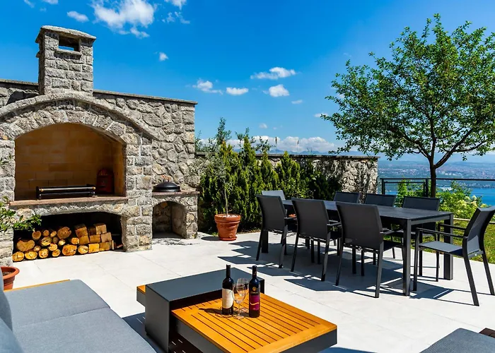 Villa K With A Heated Pool, Gym, Sauna, Astonishing Sea View *