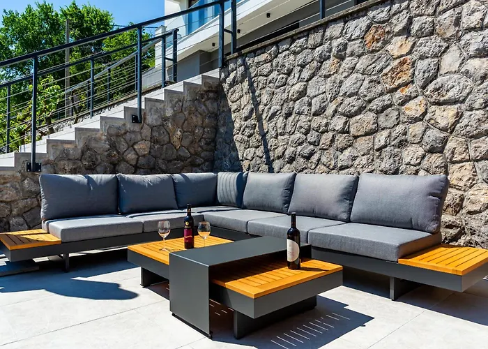 Villa K With A Heated Pool, Gym, Sauna, Astonishing Sea View
