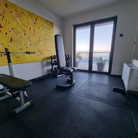 K With A Heated Pool, Gym, Sauna, Astonishing Sea View Villa Opatija